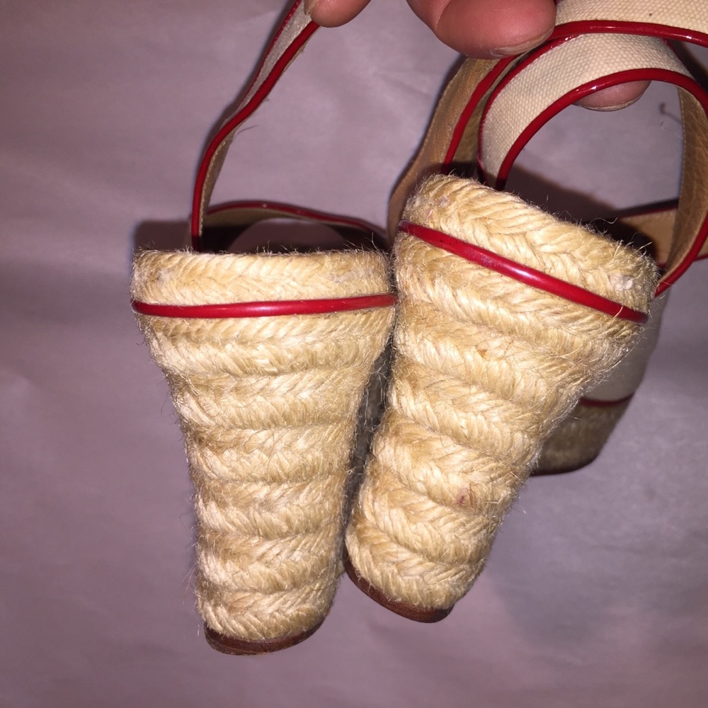 authentic HERMÈS platform wedge ESPADRILLE size 41 - Picture 7 of 8